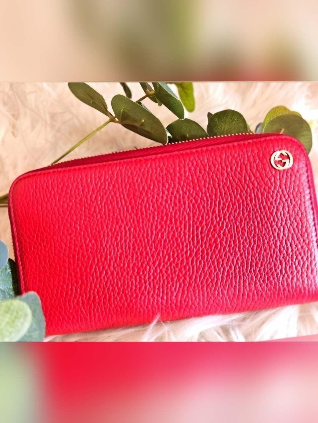 Gucci Red Long Wallet